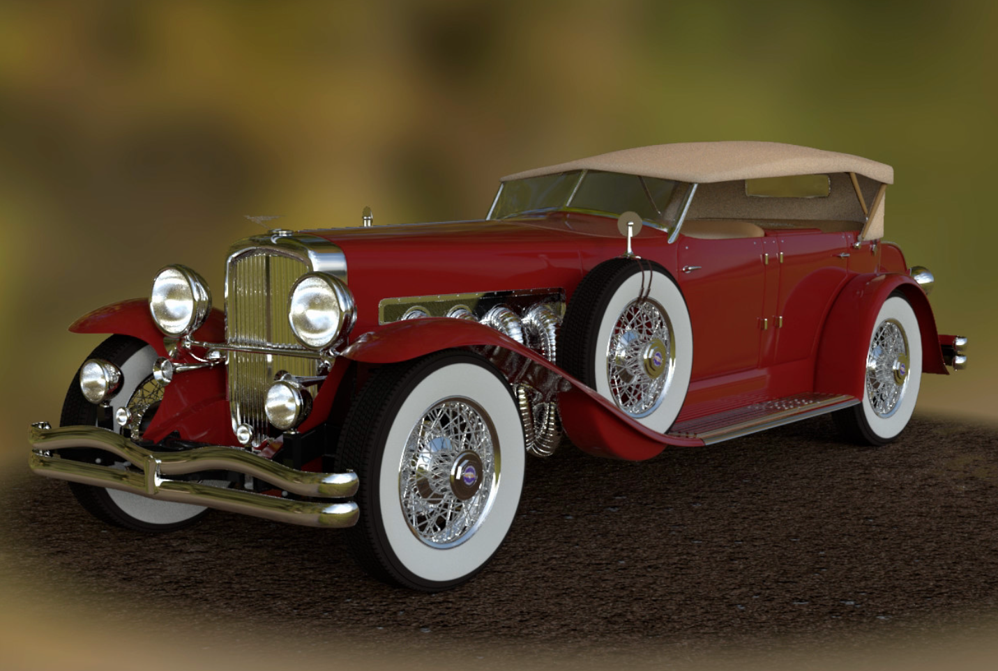 Duesenburg car render