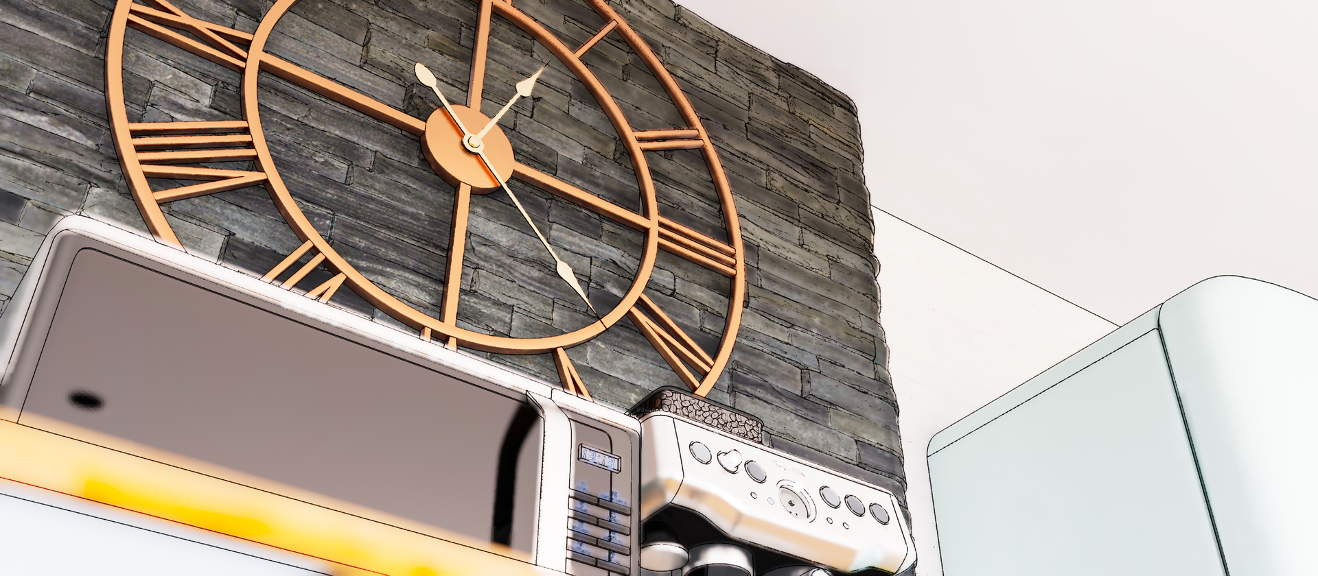Clock - comic